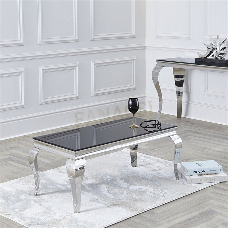 Hotel furniture marble coffee table modern coffee table Nordic stainless steel coffee tables for hotel